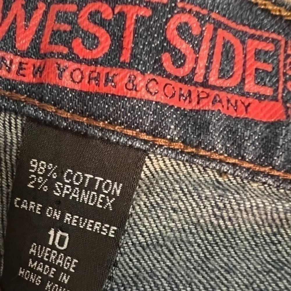 New York & Co. West side flare jeans, Size 10 Avg. Like new condition.
